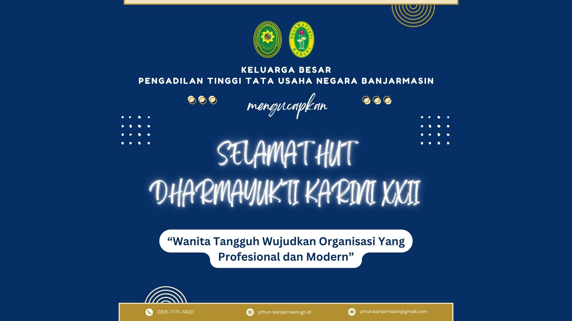 Selamat HUT Dharmayukti Karini XII